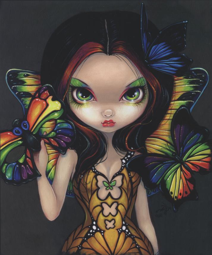 Fairy with Butterfly Mask